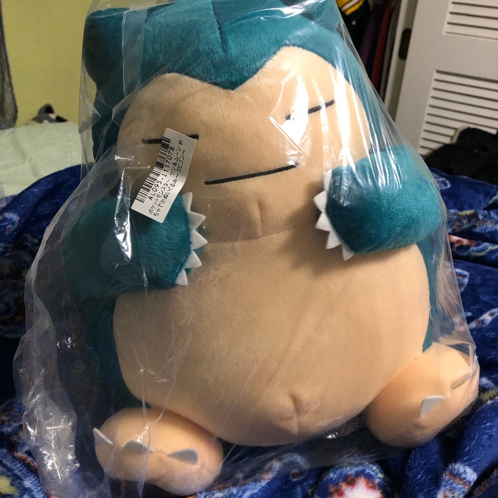 Toreba Japanese Pokemon Snorlax Plush Doll